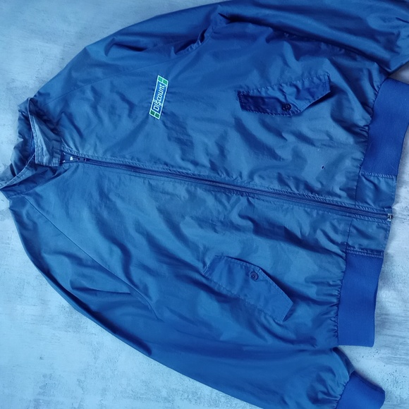 VINTAGE 90s Discount Car Rental Windbreaker Jacket UNISEX - Picture 6 of 11